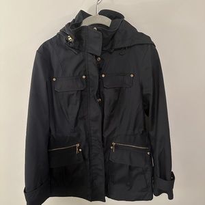 Michael Kors blue rain jacket